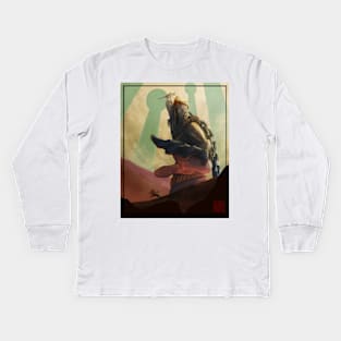 The Gatekeeper (with border) Kids Long Sleeve T-Shirt